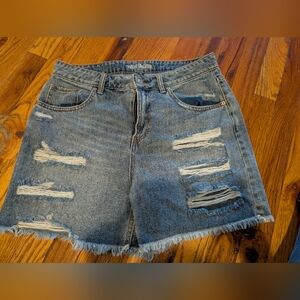 Wild Fable Blue Distressed Jean‎ Shorts